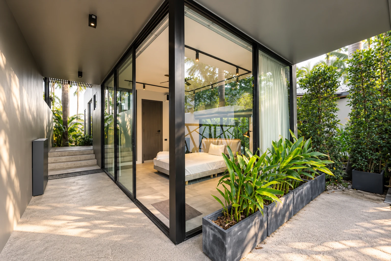Green architecture and tropical landscaping at BUA 13